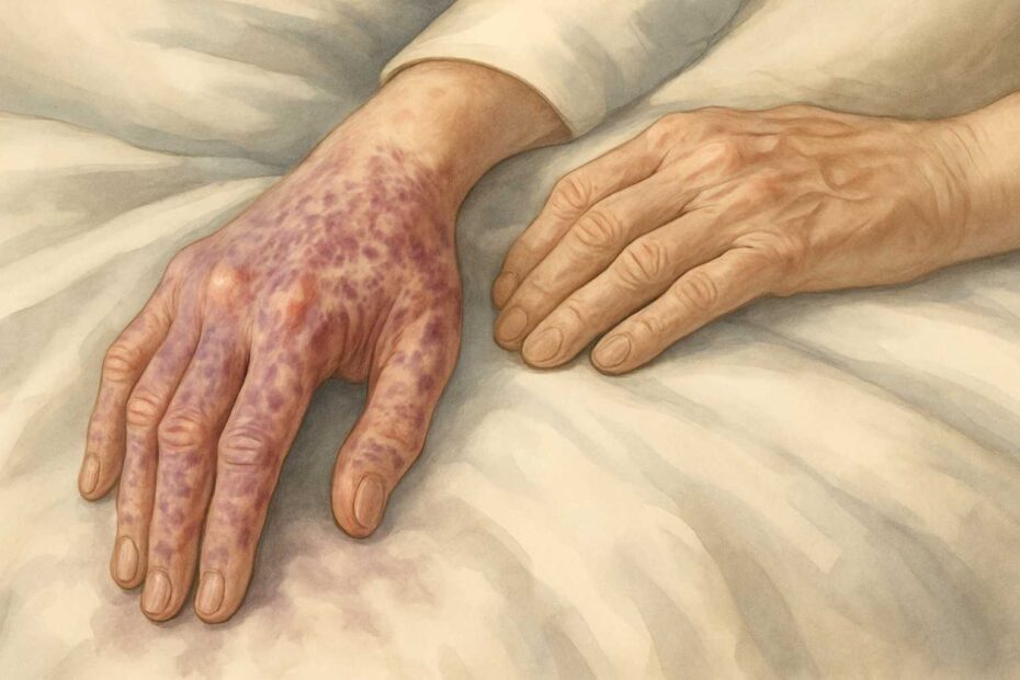 Mottled Skin Before Death